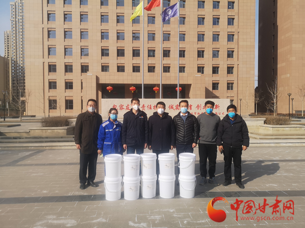 【甘肅全民戰(zhàn)“疫”】暖心！民革蘭州市委會捐助首批1噸防疫物資（圖）