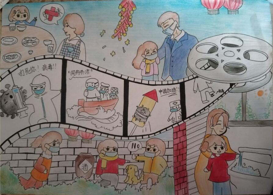 “疫情當(dāng)前，孩子們有‘畫’說”作品展播（三十七）