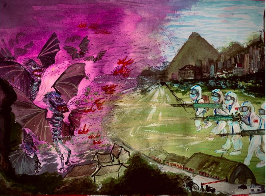 “疫情當(dāng)前，孩子們有‘畫’說”作品展播（四十三）