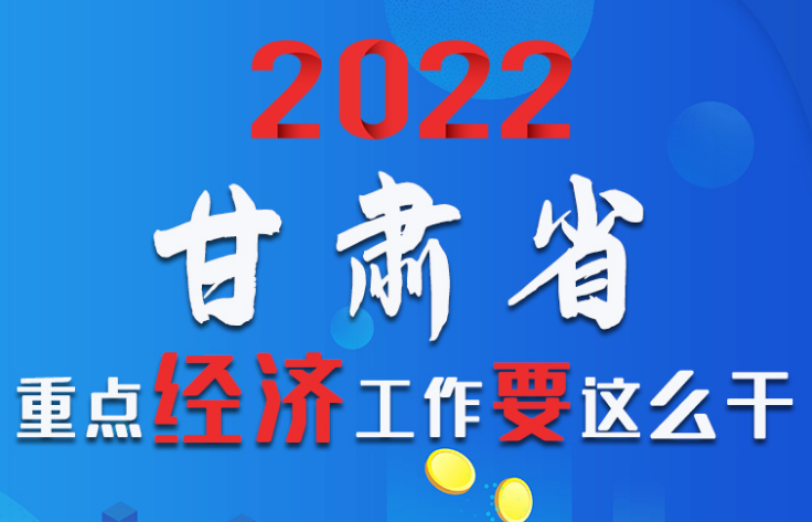 【甘快看·圖解】速覽！2022甘肅省重點(diǎn)經(jīng)濟(jì)工作要這么干！