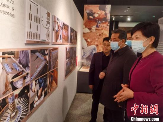 圖為展覽現(xiàn)場?！●T志軍 攝