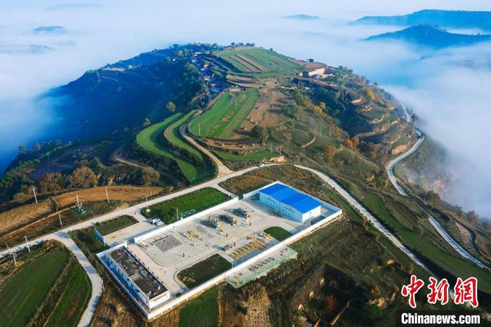 圖為中石油長慶油田慶陽天然氣開發(fā)場站。(資料圖) 慶陽市委宣傳部供圖