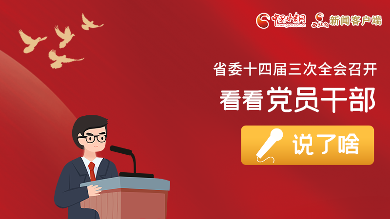 圖解|事關(guān)甘肅省委十四屆三次全會，黨員干部這么說！
